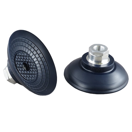 Fipa Bell shaped vacuum cup diam. 80 mm, NBR blue, fitting G3/8-female 103.080.090.1